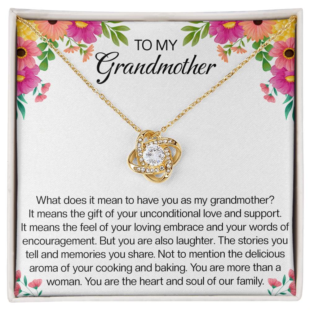 To My Grandmother - Unconditional Love (Necklace)