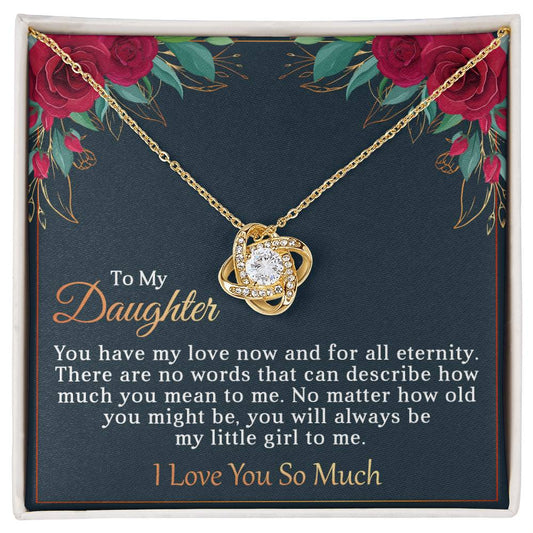 To My Daughter - I Love You So Much Necklace