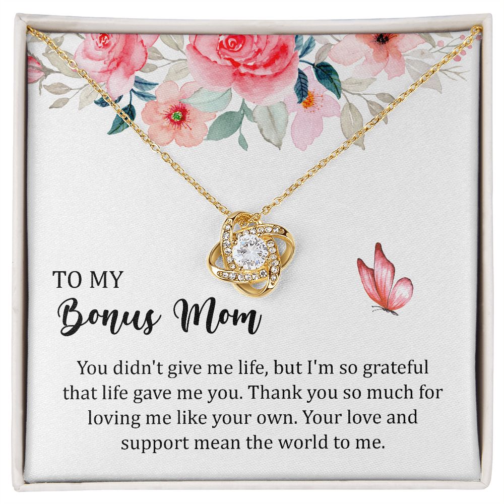 To My Bonus Mom - Your Love & Support (Necklace)