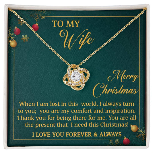 To My Wife - I Love You Forever & Always (Necklace)