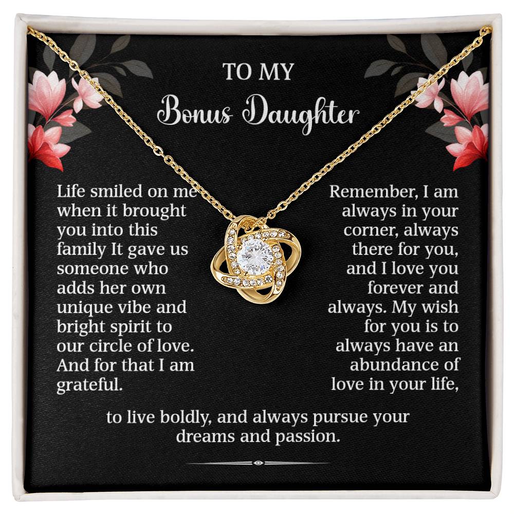 To My Bonus Daughter - Remember I Am Always in Your Corner