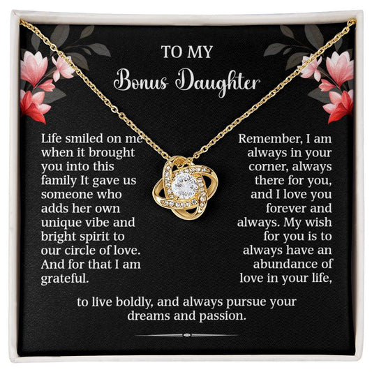 To My Bonus Daughter - Remember I Am Always in Your Corner