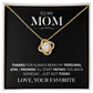 Funny Gift for Mom Necklace – Thanks for Being My Personal ATM