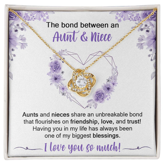 The Bond Between An Aunt & Niece (Necklace)