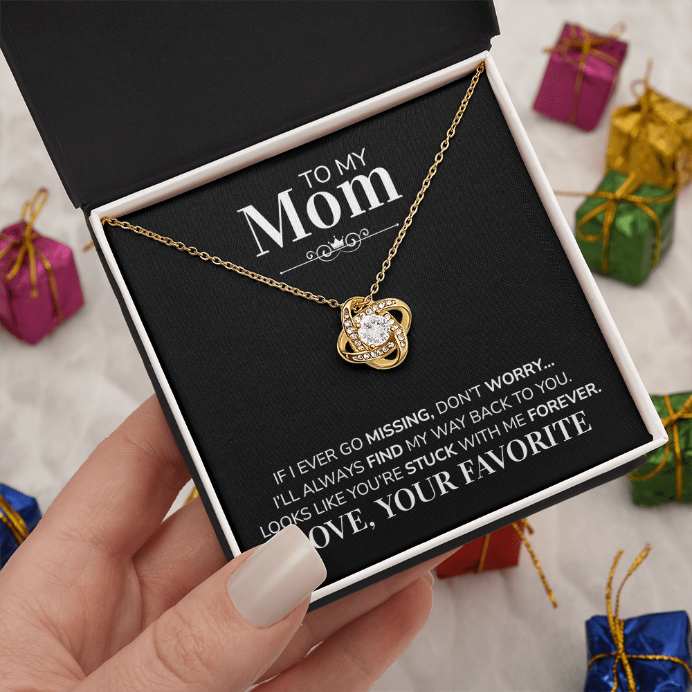 To My Mom Necklace – Funny Gift From Son or Daughter