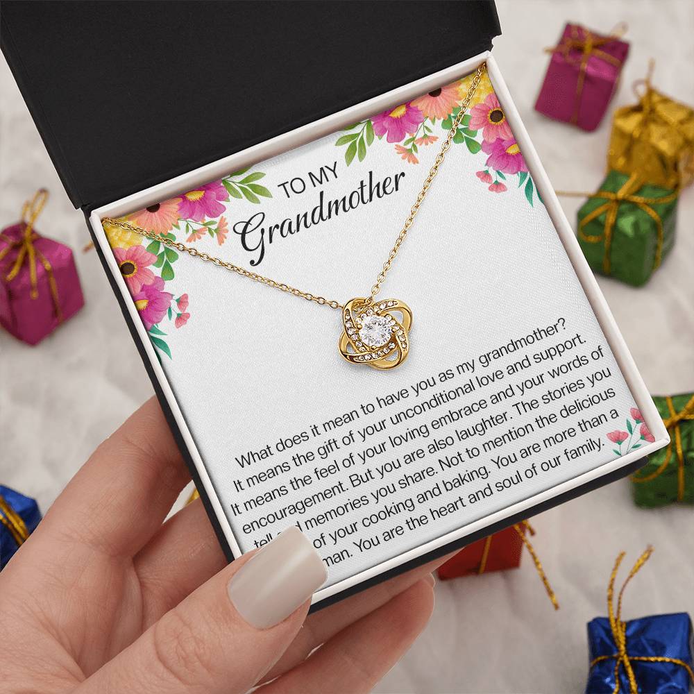 To My Grandmother - Unconditional Love (Necklace)