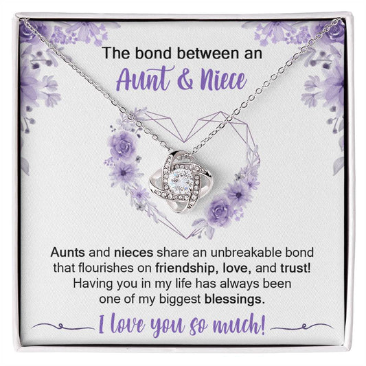 The Bond Between An Aunt & Niece (Necklace)