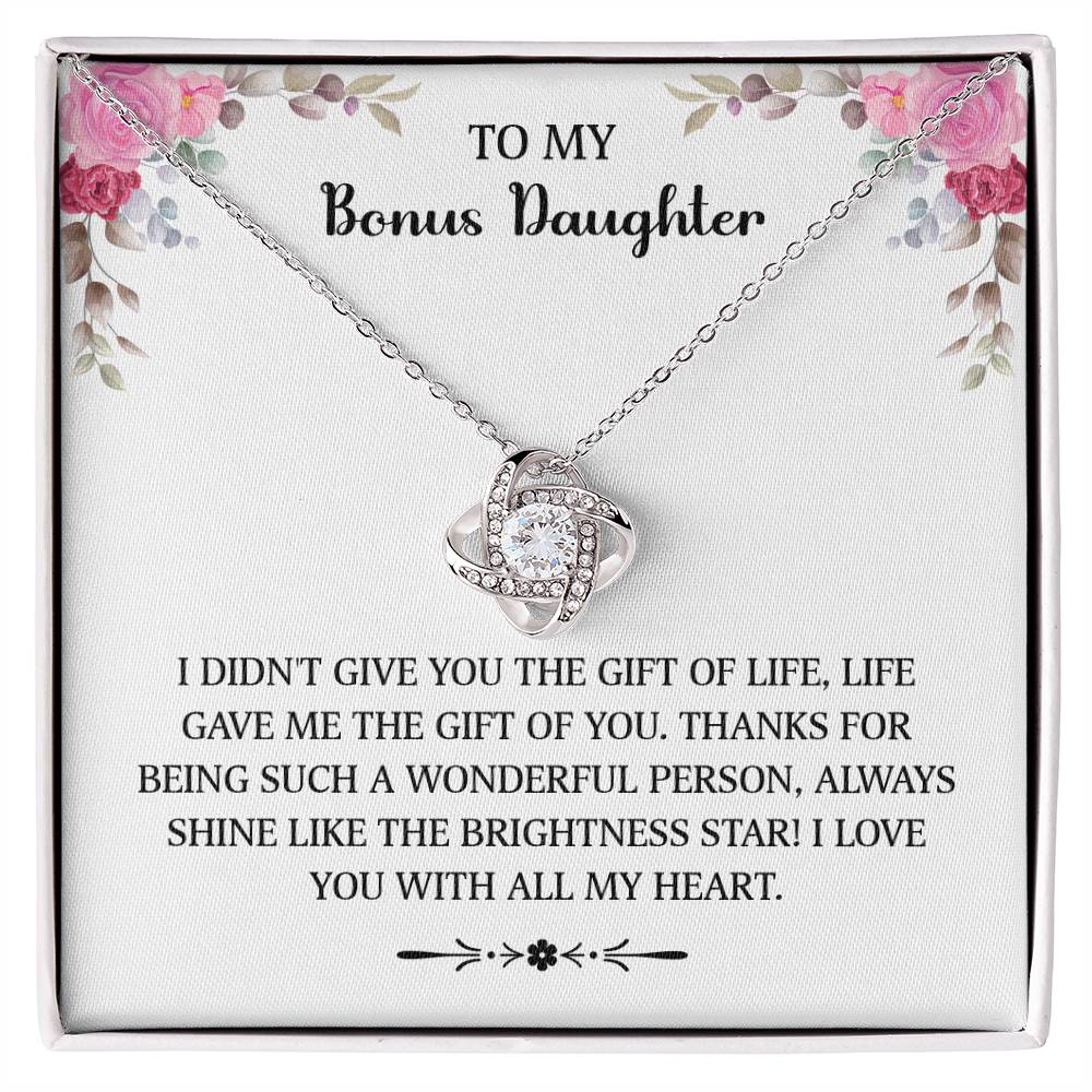 Bonus Daughter - I Love You With All My Heart (Necklace)