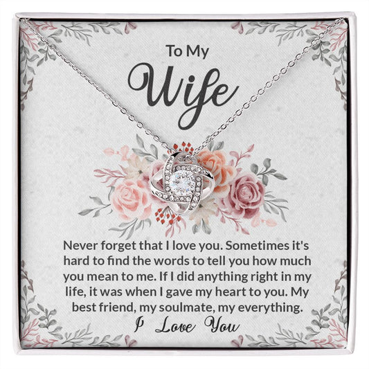 To My Wife - Never Forget That I love You (Necklace)