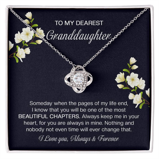 To My Dearest Granddaughter - Beautiful Chapters (Necklace)