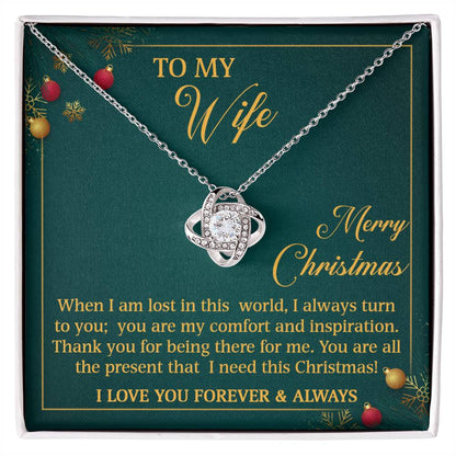 To My Wife - I Love You Forever & Always (Necklace)