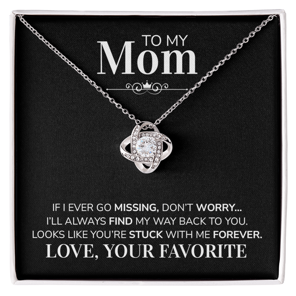 To My Mom Necklace – Funny Gift From Son or Daughter