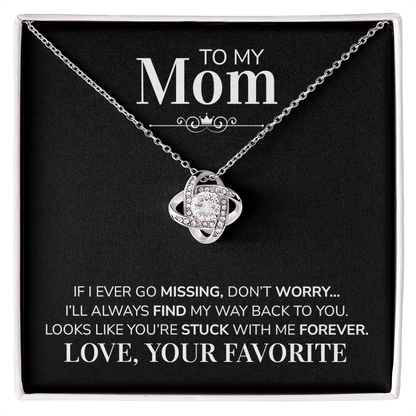 To My Mom Necklace – Funny Gift From Son or Daughter