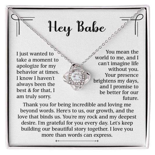 Hey Babe - You Mean The World To Me (Necklace)