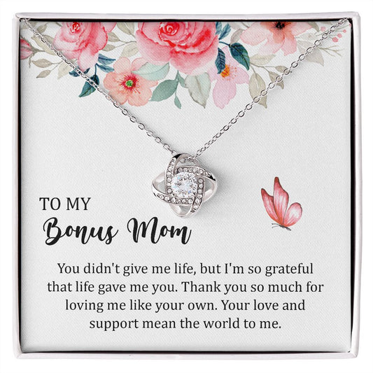 To My Bonus Mom - Your Love & Support (Necklace)