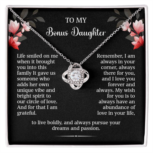 To My Bonus Daughter - Remember I Am Always in Your Corner