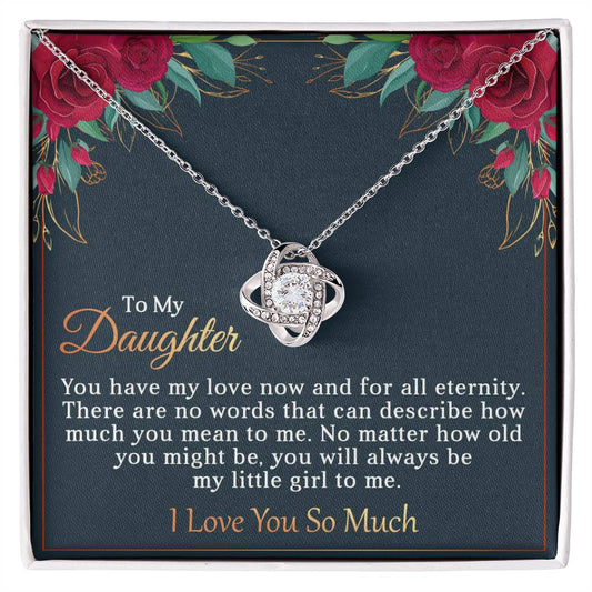 To My Daughter - I Love You So Much Necklace