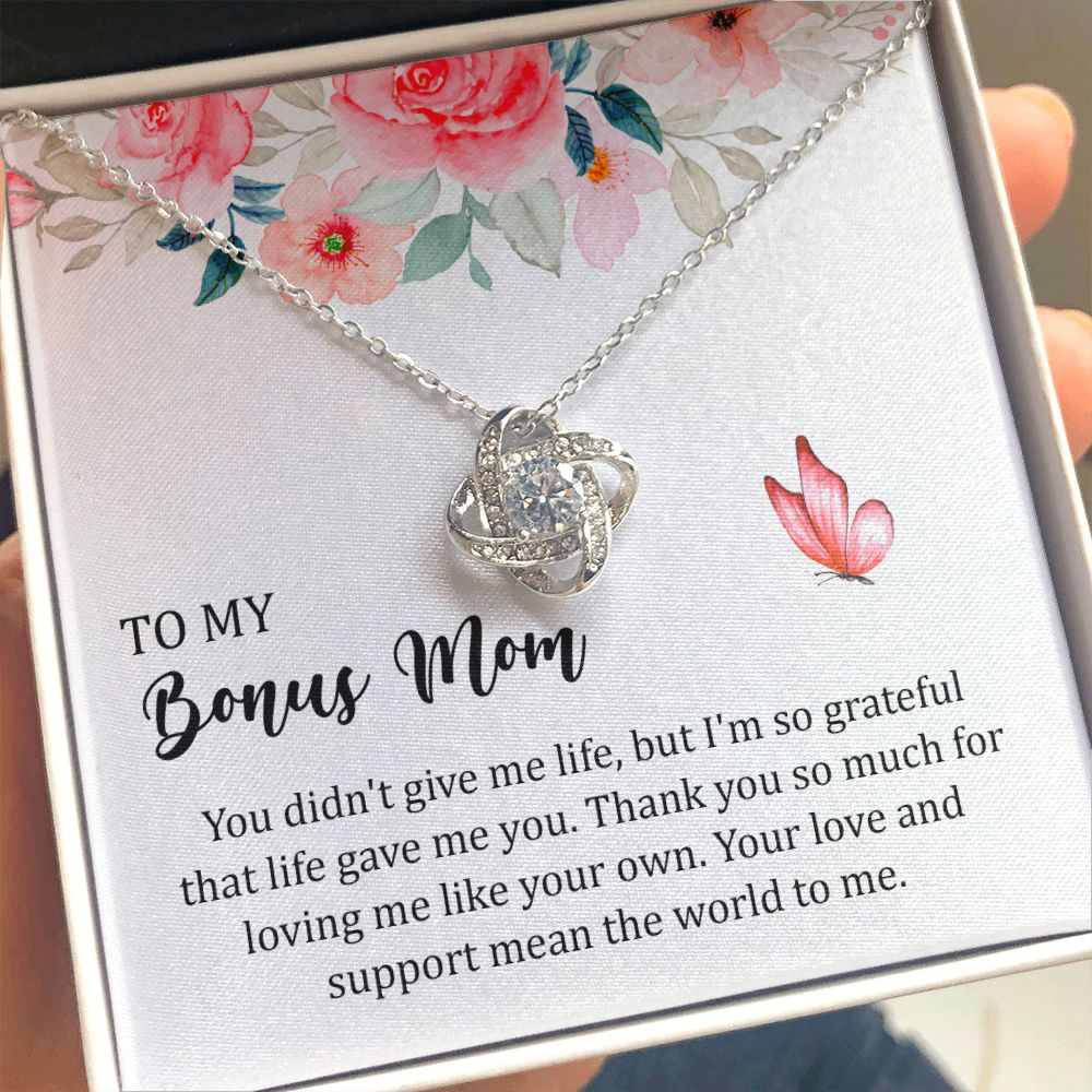 To My Bonus Mom - Your Love & Support (Necklace)