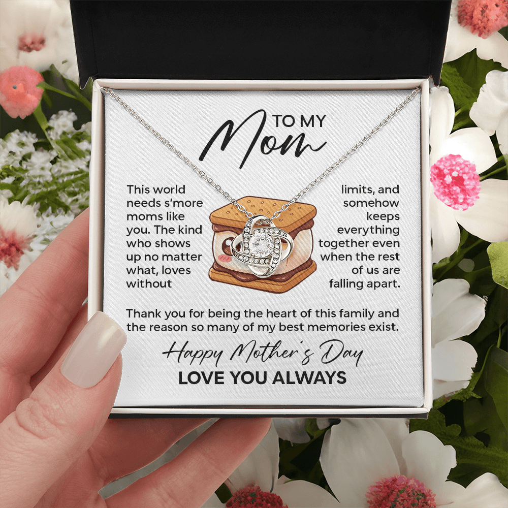 To My Mom Necklace – This World Needs S'more Moms Like You