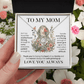 To My Mom Necklace – Ain't No Hood Like Motherhood Gift