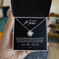 Funny Gift for Mom Necklace – Thanks for Being My Personal ATM Love Knot