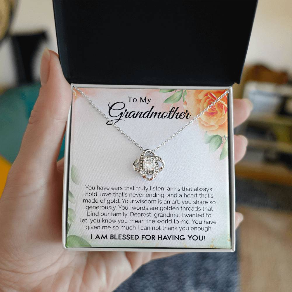 To My Grandmother - I Am Blessed For Having You (Necklace)