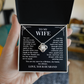 To My Wife – My Home, My Always | Love Knot Necklace
