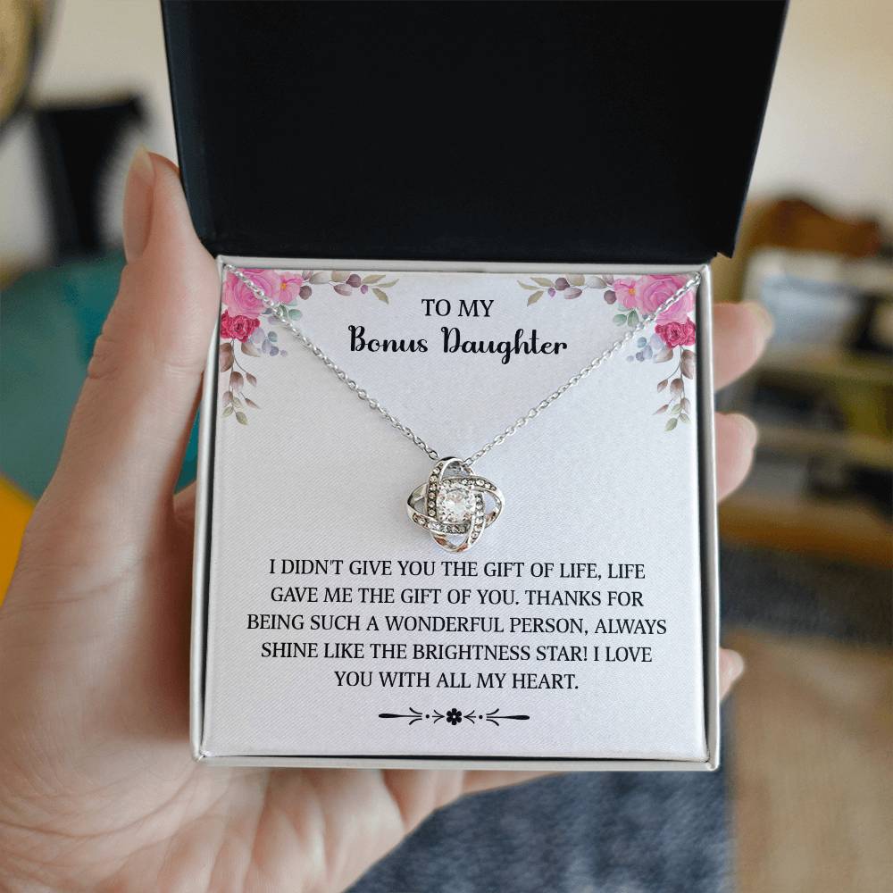 Bonus Daughter - I Love You With All My Heart (Necklace)