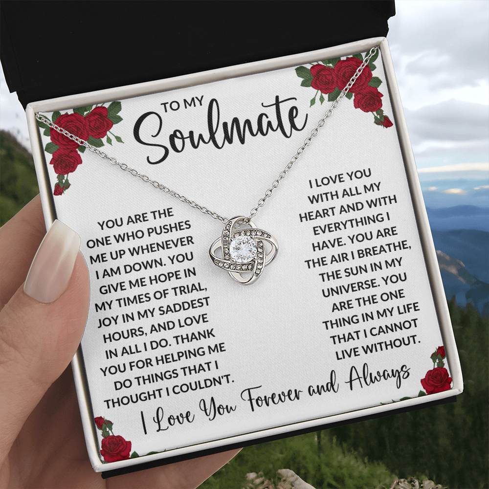 To My Soulmate - I Love You Forever (Necklace)