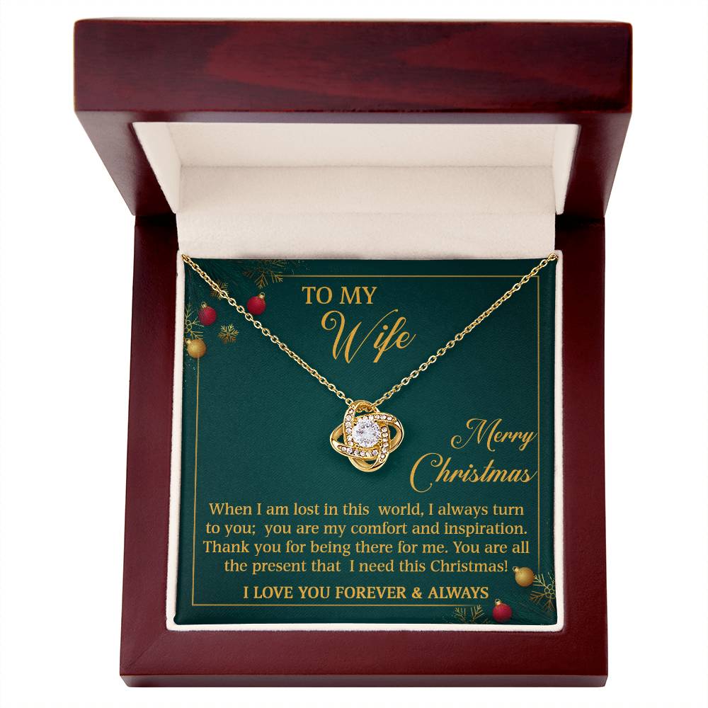 To My Wife - I Love You Forever & Always (Necklace)