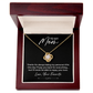 Funny Gift for Mom Necklace – Thanks for Being My Personal ATM Love Knot