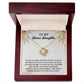 To My Bonus Daughter – You Are an Angel Necklace