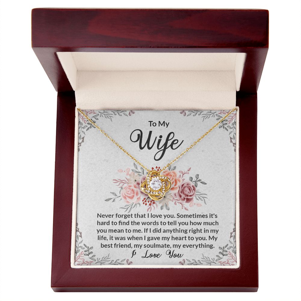 To My Wife - Never Forget That I love You (Necklace)