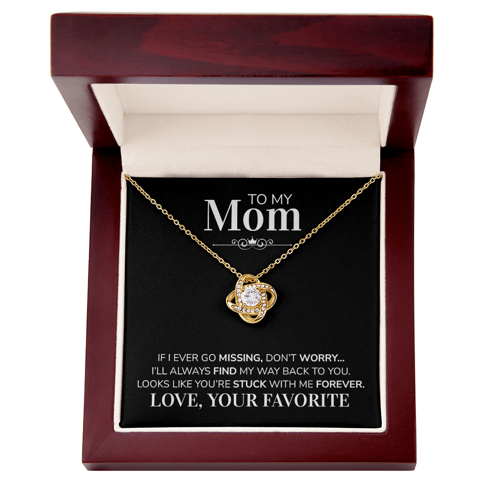 To My Mom Necklace – Funny Gift From Son or Daughter