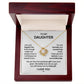 To My Daughter - I Love You Necklace
