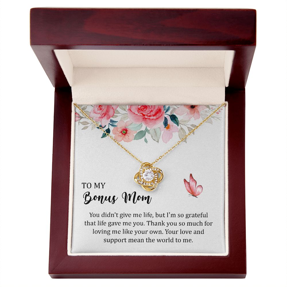 To My Bonus Mom - Your Love & Support (Necklace)