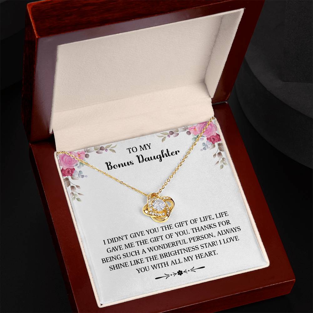 Bonus Daughter - I Love You With All My Heart (Necklace)