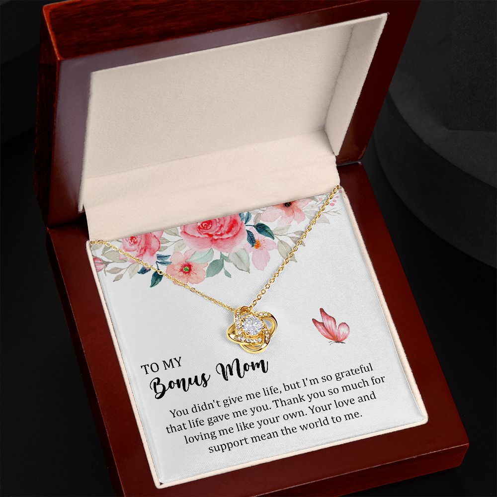 To My Bonus Mom - Your Love & Support (Necklace)