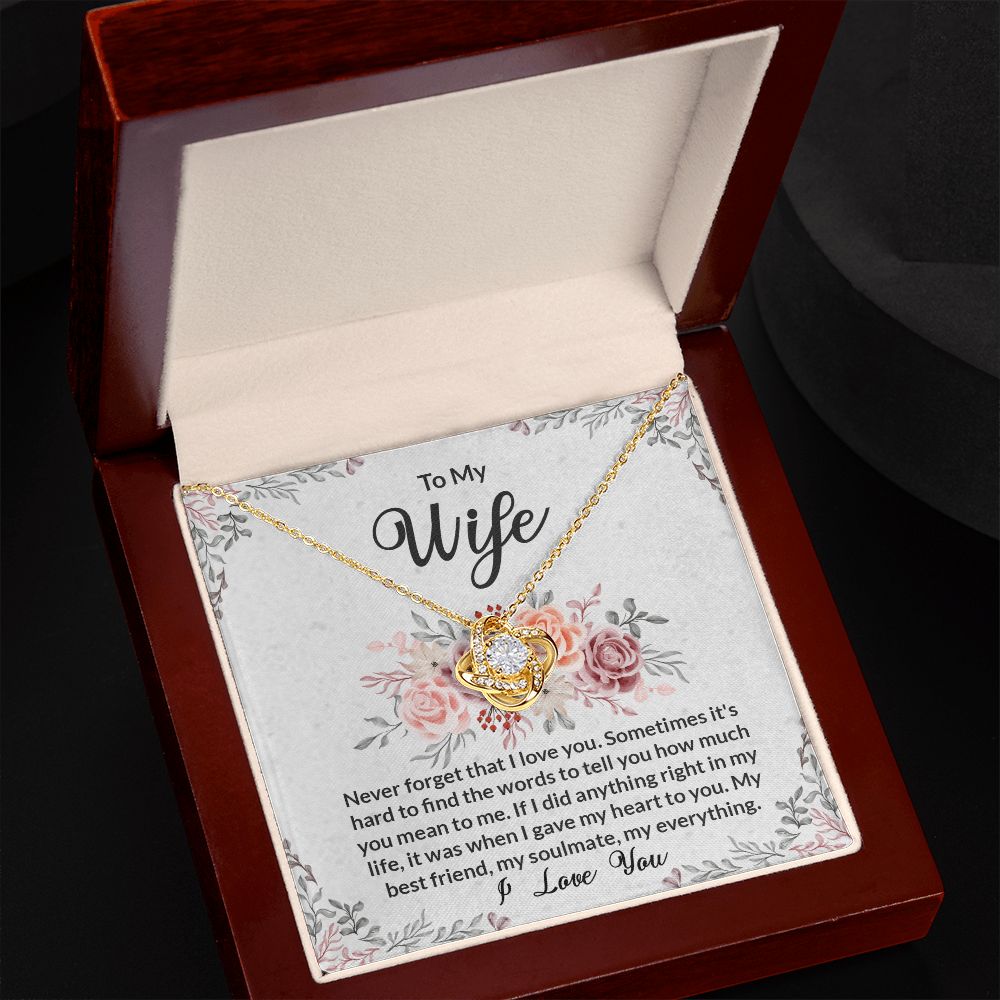 To My Wife - Never Forget That I love You (Necklace)