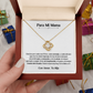 Para Mi Mama - Con Amor Tu Hija (Collar)