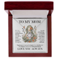 To My Mom Necklace – Ain't No Hood Like Motherhood Gift