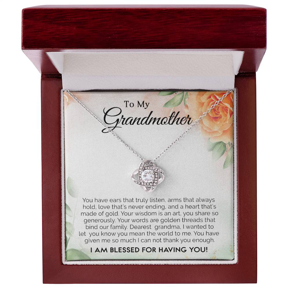 To My Grandmother - I Am Blessed For Having You (Necklace)