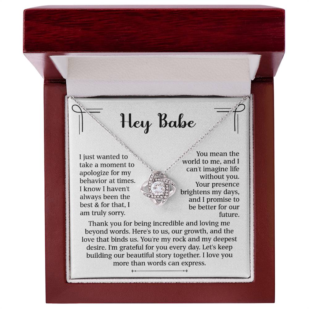 Hey Babe - You Mean The World To Me (Necklace)