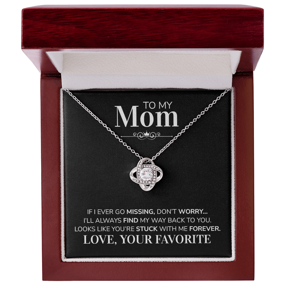 To My Mom Necklace – Funny Gift From Son or Daughter