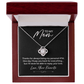 Funny Gift for Mom Necklace – Thanks for Being My Personal ATM Love Knot