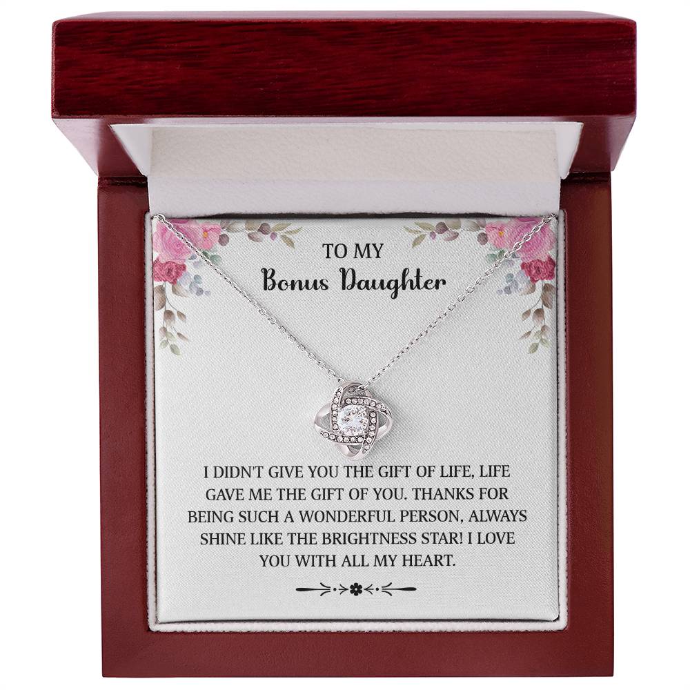 Bonus Daughter - I Love You With All My Heart (Necklace)