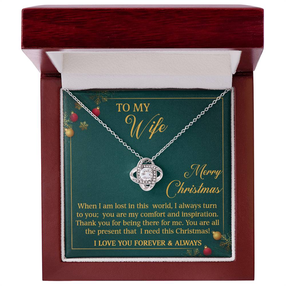 To My Wife - I Love You Forever & Always (Necklace)