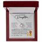 To My Daughter – This Old Lion Will Always Have Your Back (Love Knot Necklace)