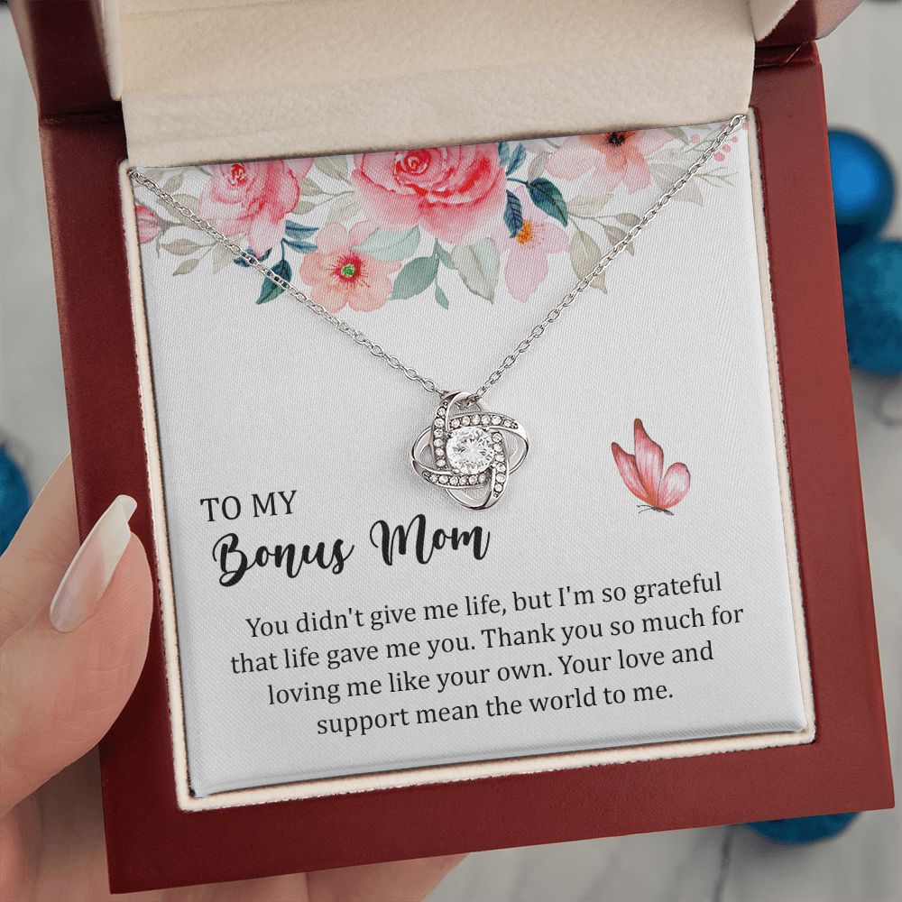 To My Bonus Mom - Your Love & Support (Necklace)