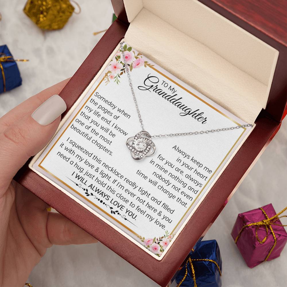 To My Granddaughter - I Will Always Love You (Necklace)